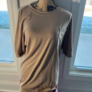 Amazon Women's Short Sleeve Tee - Tan